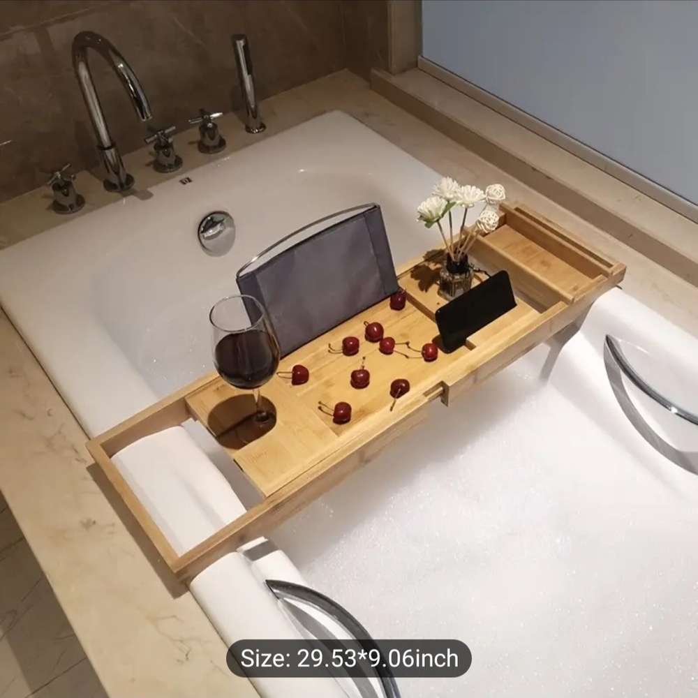 Royal Robbins Natural Bamboo Bath Tray
